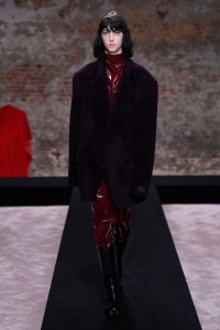 Runway at Raf Simons RTW Fall 2022 on February 21, 2022 in London