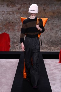 Runway at Raf Simons RTW Fall 2022 on February 21, 2022 in London