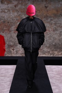 Runway at Raf Simons RTW Fall 2022 on February 21, 2022 in London