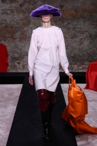 Runway at Raf Simons RTW Fall 2022 on February 21, 2022 in London