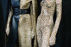 Backstage at Roberto Cavalli RTW Fall 2022 ​on February 23, 2022 in Milan.