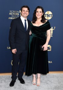 Jason Ritter and Melanie Lynskey