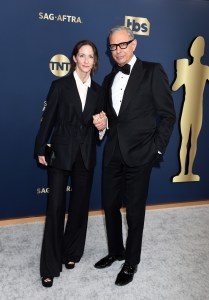 Emilie Livingston and Jeff Goldblum