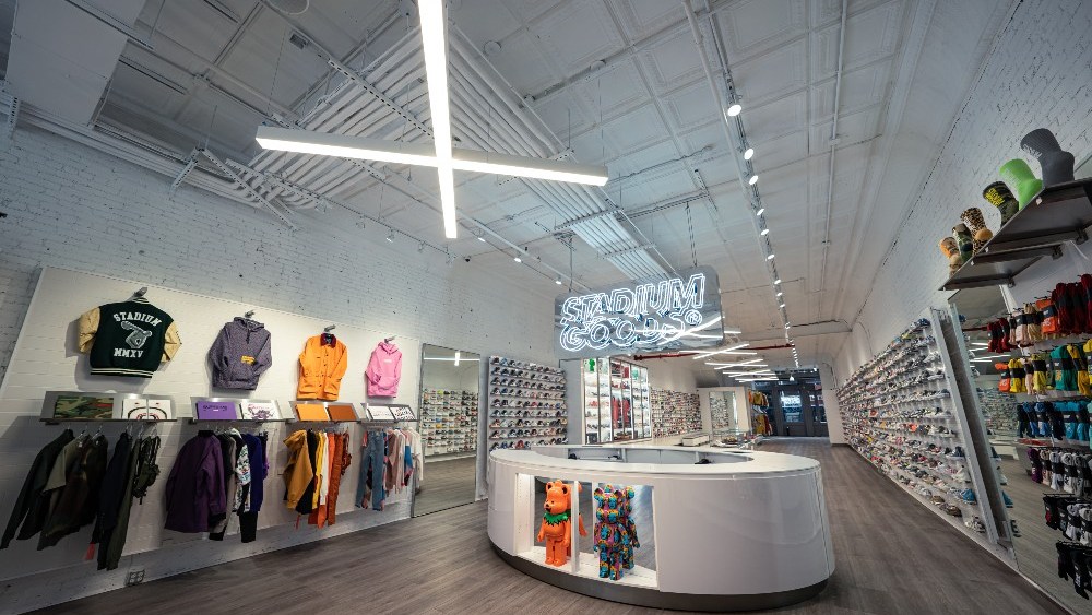 Stadium Goods' expanded New York City flagship increases the merchandise footprint of its apparel brand Stadium