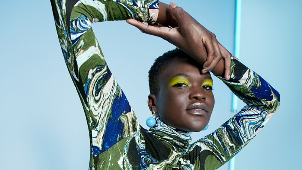 green dress from target on model