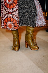 Backstage at Ulla Johnson RTW Fall 2022 ​on February 13, 2022 in New York.