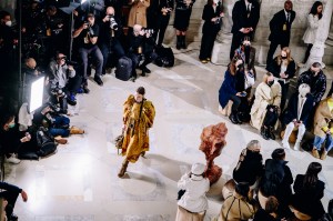 Backstage at Ulla Johnson RTW Fall 2022 ​on February 13, 2022 in New York.