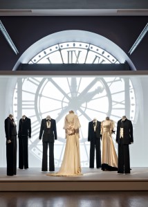 Yves Saint Laurent designs at the Musée d’Orsay in Paris.