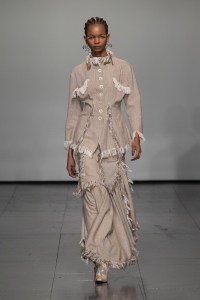 Runway at Yuhan Wang RTW Fall 2022 on February 20, 2022 in London