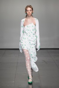Runway at Yuhan Wang RTW Fall 2022 on February 20, 2022 in London