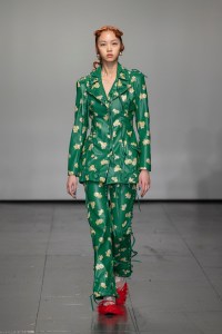 Runway at Yuhan Wang RTW Fall 2022 on February 20, 2022 in London