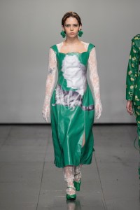 Runway at Yuhan Wang RTW Fall 2022 on February 20, 2022 in London
