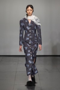Runway at Yuhan Wang RTW Fall 2022 on February 20, 2022 in London