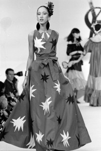 Pat Cleveland in Yves Saint Laurent's RTW Spring 1983 collection.