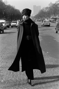 Anna Bayle in Yves Saint Laurent’s RTW Fall 1983 collection.