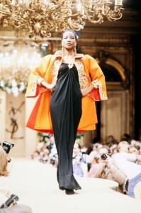 Yves Saint Laurent’s Couture Spring 1982 shown on the eve of his 20th anniversary celebration in Paris.