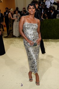 Ariana DeBose attends The Metropolitan Museum of Art's Costume Institute benefit gala celebrating the opening of the "In America: A Lexicon of Fashion" exhibition on Monday, Sept. 13, 2021, in New York. (Photo by Evan Agostini/Invision/AP)