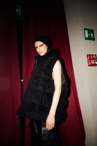 Backstage at Andreādamo RTW Fall 2022