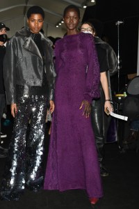 Backstage at Alberta Ferretti RTW Fall 2022