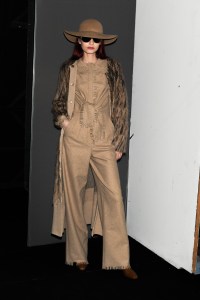 Backstage at Alberta Ferretti RTW Fall 2022