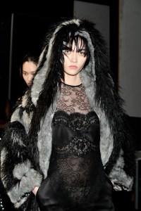 Backstage at Alberta Ferretti RTW Fall 2022