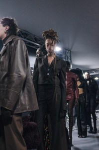 Backstage at Ambush RTW Fall 2022