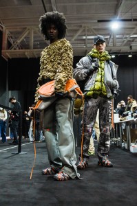 Backstage at Diesel RTW Fall 2022