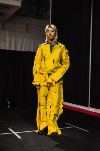 Backstage at Diesel RTW Fall 2022