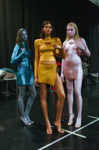 Backstage at Diesel RTW Fall 2022