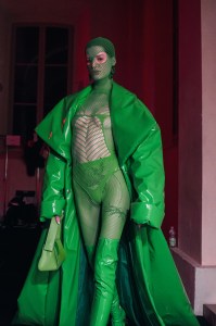 Backstage at GCDS RTW Fall 2022