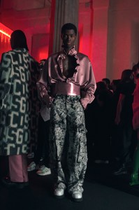Backstage at GCDS RTW Fall 2022