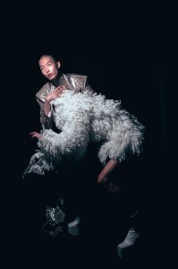Backstage at GCDS RTW Fall 2022