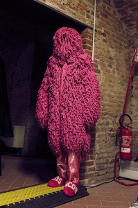 Backstage at GCDS RTW Fall 2022