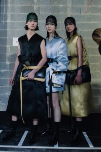 Backstage at Jil Sander RTW Fall 2022