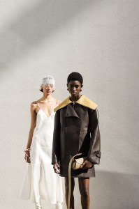 Backstage at Jil Sander RTW Fall 2022