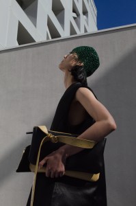 Backstage at Jil Sander RTW Fall 2022