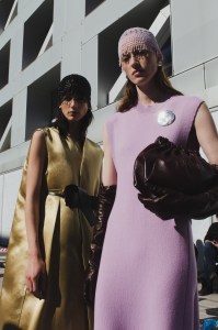 Backstage at Jil Sander RTW Fall 2022