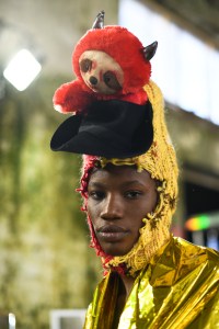 Backstage at Marni RTW Fall 2022