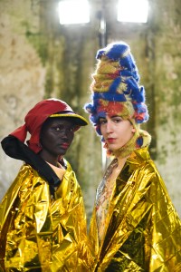 Backstage at Marni RTW Fall 2022