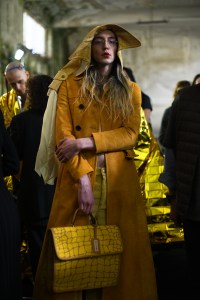 Backstage at Marni RTW Fall 2022