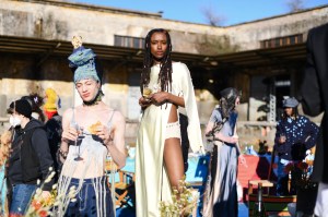 Backstage at Marni RTW Fall 2022