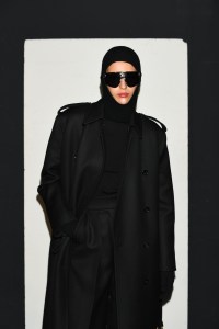 Backstage at Max mara RTW Fall 2022