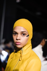 Backstage at Max mara RTW Fall 2022