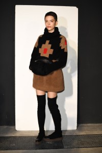 Backstage at Max mara RTW Fall 2022