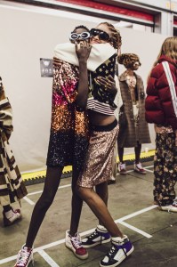 Backstage at Palm Angels RTW Fall 2022