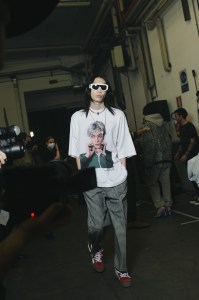 Backstage at Palm Angels RTW Fall 2022