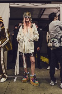 Backstage at Palm Angels RTW Fall 2022