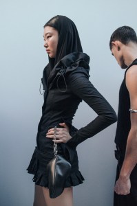 Backstage at Trussardi RTW Fall 2022