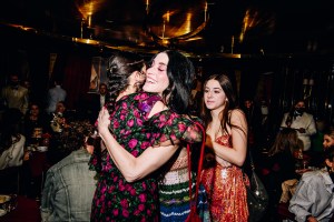 Arden Wohl, Sarah Sophie Flicker and daughter Arrow