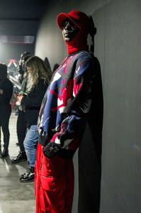 Backstage at Ferrari RTW Fall 2022